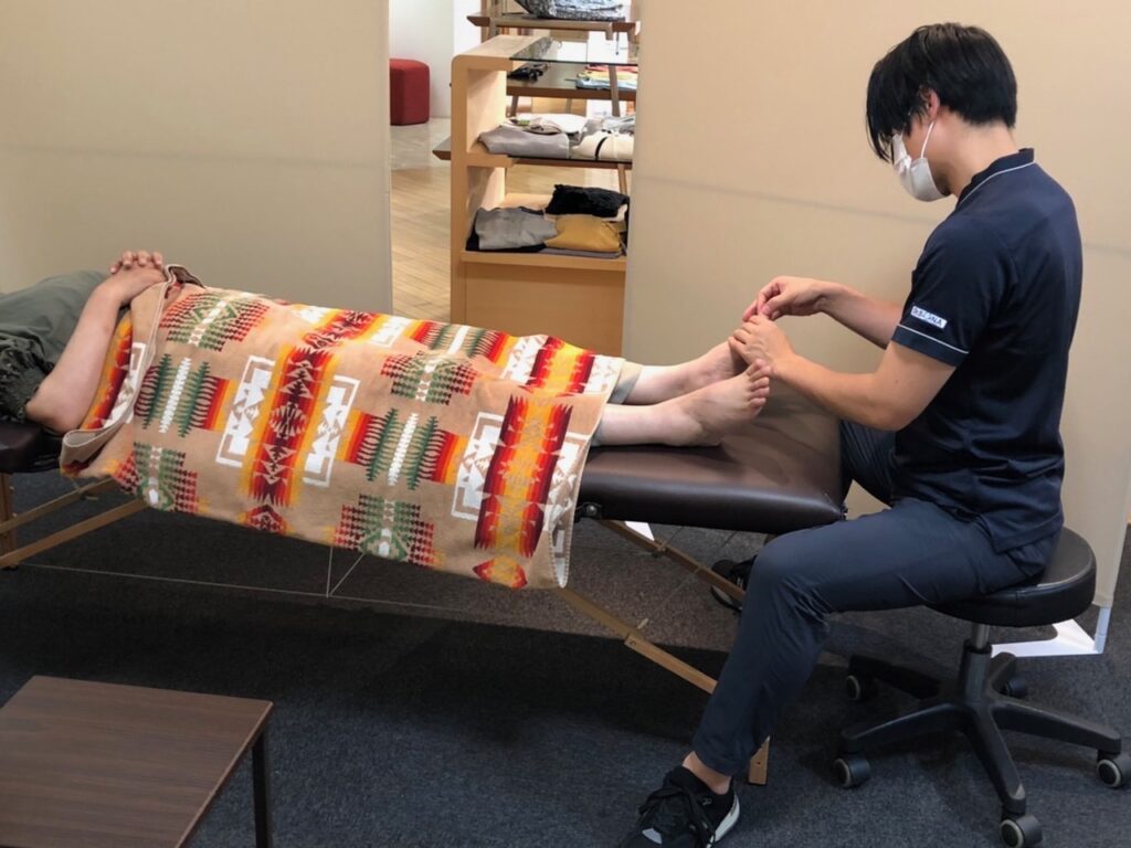 理学療法士、鍼灸師が担当する無料悩み相談"足のお悩み相談会" 　検査画像